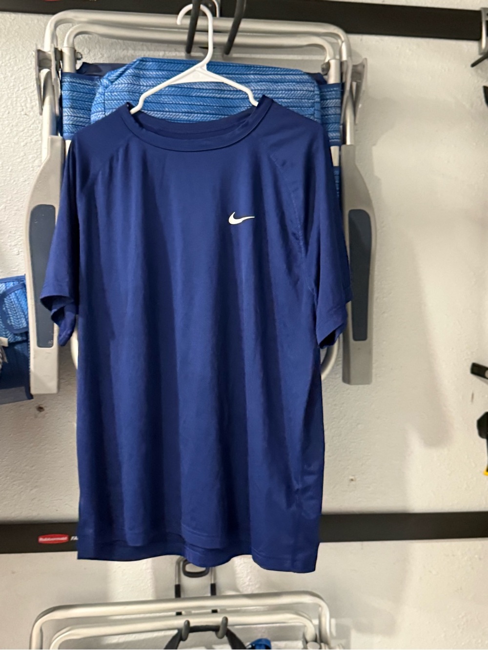 Nike Men’s Short Sleeve Sports Tee - Royal Blue with White Swoosh